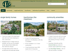 Tablet Screenshot of liveinvillagepark.com